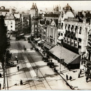 c1926 Amsterdam Netherlands Rembrandtsplein RPPC Tuschinski Theater Faust Movie