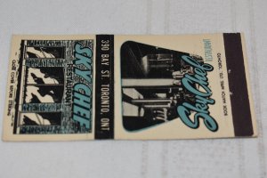 Sky Chef Restaurant Toronto Ontario Canada 30 Strike Matchbook Cover