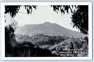c1940 Mill Valley California Vintage Postcard Mt. Tamalpais 2592 Feet Mountain