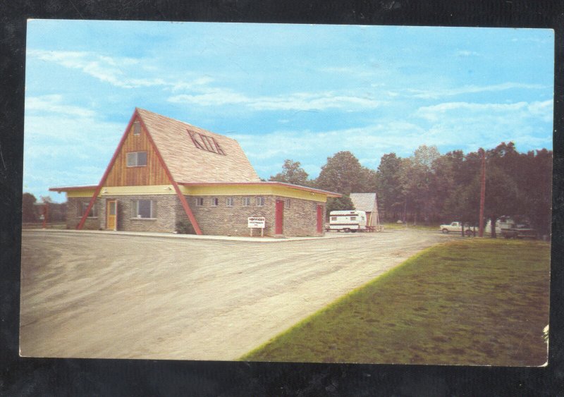 ALMA ARKANSAS FORT SMITH KOA CAMPGROUND VINTAGE ADVERTISING POSTCARD