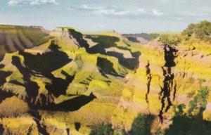 Arizona Grand Canyon Looking East From Yaki Point Fred Harvey