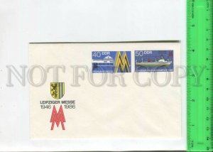 466639 1986 year East Germany GDR Leipzig Fair Postal Stationery postal COVER