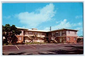 c1960s Ridgewood Apartments Middle River Drive Fort Lauderdale FL Postcard