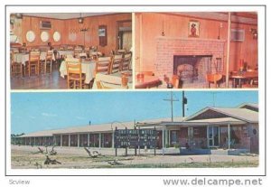 Driftwood Motel and Pirate's Chest Dining Room, Cedar Island, North Carolina,...