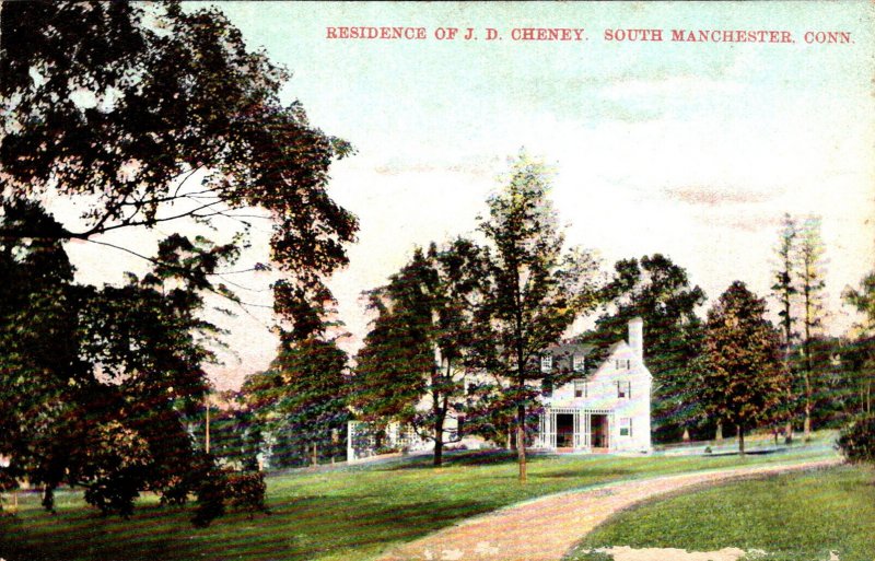 Connecticut South Manchester Residence Of J D Cheney