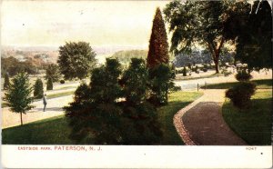 Eastside Park Paterson New Jersey NJ PM Postcard Cancel Note American Post Cards 