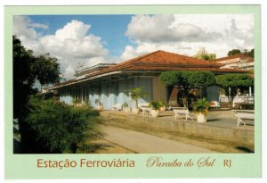 Brazil 2012 Unused Postcard Paraiba do Sul Railway Station