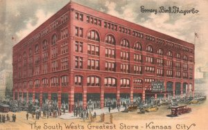 Vintage Postcard The South West's Greatest Store Emery Bird Kansas City Missouri