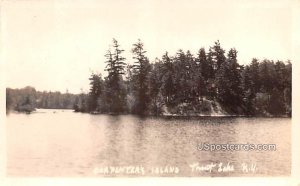 Carpenter's Island - Trout Lake, New York NY Postcard