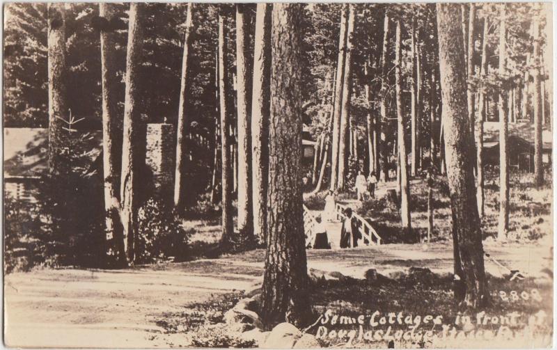 Minnesota Minn Postcard Mn '31 ITASCA PARK DOuglas Lodge Real Photo RPPC Bemidji 