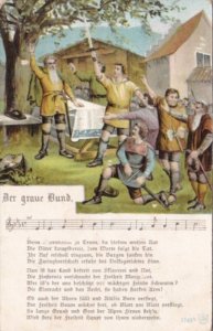 Men Singing Der Graue Bund 1908