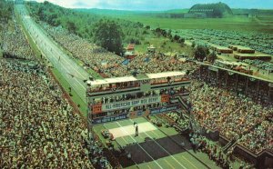 Vintage Postcard 1982 Akron's Greatest National Sport Event Derby Downs Hill OH