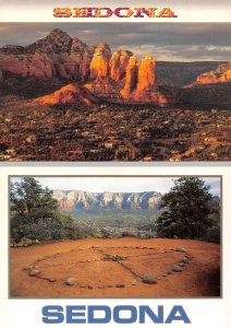 2~4X6 Postcards  Sedona AZ Arizona  BIRD'S EYE VIEW & SPIRITUAL ENERGY VORTEX