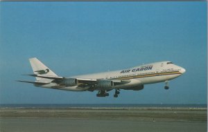 Aviation Postcard - Air Gabon Boeing 747-2Q2B F-ODJG Aeroplane RR18426