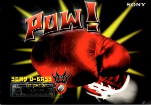 Advertising Sony D-Bass Pow Boxing Glove