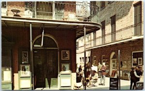 Postcard - Cabildo Alley - New Orleans, Louisiana
