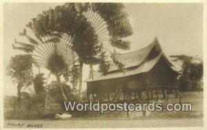 Real Photo Malay House Malaysia Unused 