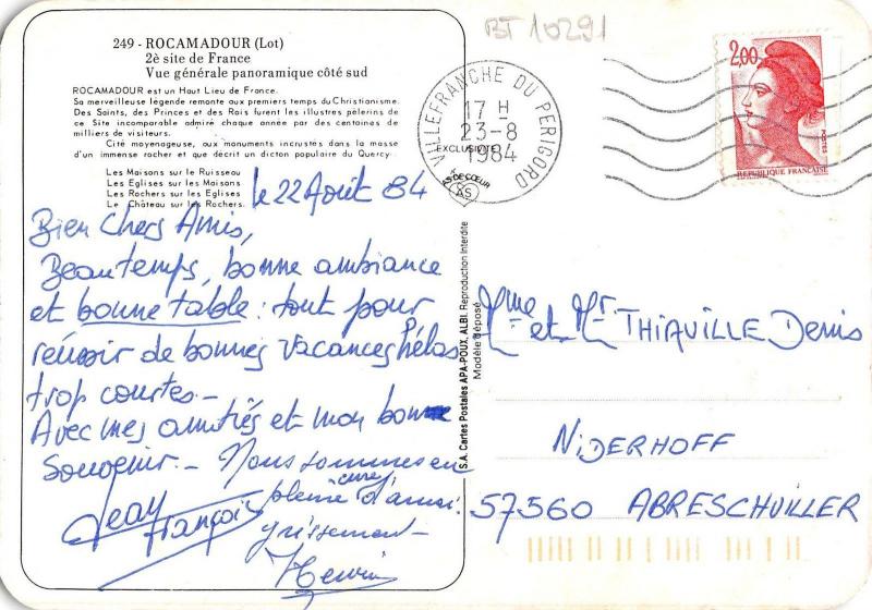 BT10291 Rocamadour        France