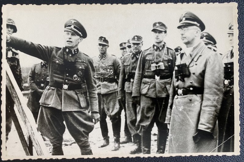 Mint WW 2 Germany Real Photo Postcard Himmler Visit to Camps