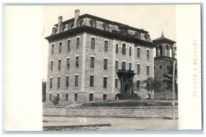 c1910's Washington School Building Bromley Minneapolis MN RPPC Photo Postcard