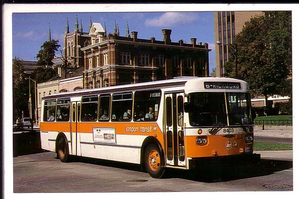 Bus in Downtown, London Transit, Ontario