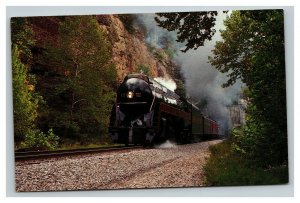 Vintage Photo Postcard Norfolk & Western 611 Passenger Train Tennessee