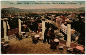 CPA ROYAT Vue panoramique sur ROYAT et CLERMONT-FERRAND (721580)