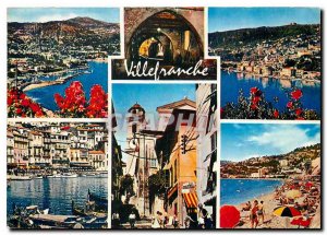 Postcard Modern Riviera Carrefour World Tourism Villefranche sur Mer