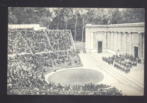 UNIVERSITY OF CALIFORNIA BERKELEY CALIF. GREEK THEATRE VINTAGE POSTCARD