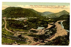 Panama - Canal Zone. View South from Contractor Hill, 1885