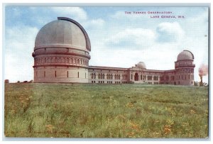 c1910's The Yerkes Observatory Building Exterior Lake Geneva Wisconsin Postcard