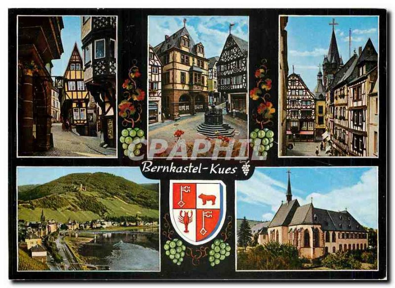 Modern Postcard Bernkastel Kues Mosel