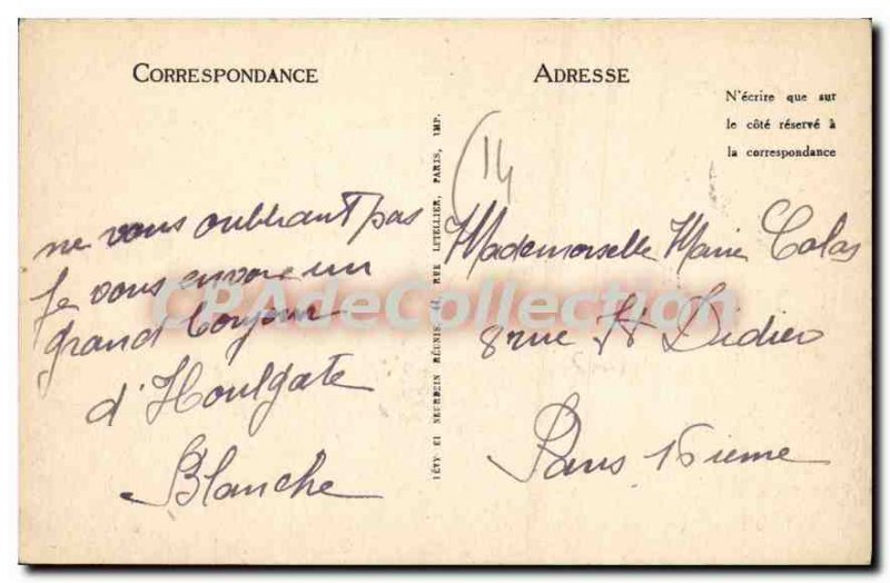 Old Postcard Houlgate general view