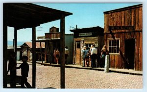 BUTTE, MT ~ Musuem of Mining MAIN STREET Hell Roarin' Gulch 1977  Postcard