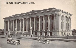 Public Library Denver CO USA Postcard