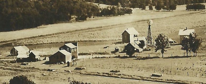 Hutton MINNESOTA RP 1910 GENERAL STORE Birdseye nr Preston Harmony GHOST TOWN!!