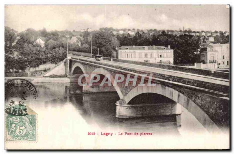 Lagny - Stone Bridge - Old Postcard