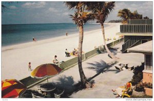 The beautiful white sands of St. Petersburg Beach,  Florida,  40-60s