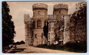 WINDSOR Castle North Terrace & Norman Tower ENGLAND UK Postcard