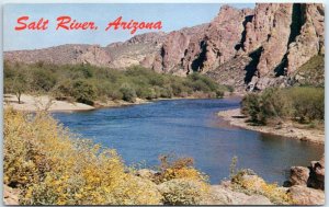 Postcard - Salt River South Of Stewart Mountain Dam - Arizona