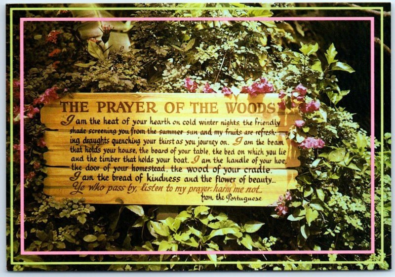 Postcard - The Prayer of the Woods - Greetings from Scenic Georgia