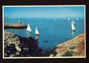 Rockport, Cape Ann, Massachusetts/MA Postcard, Harbor Entrance From Headlands