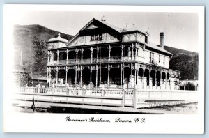 Dawson Yukon Territory Canada Postcard Governer's Residence c1950's RPPC Photo