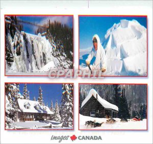 Modern Postcard Images Canada Winter Igloo Landscapes