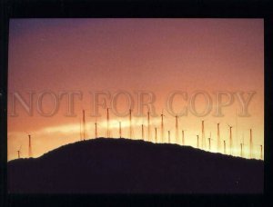 212097 SPAIN CADIZ landscape with windmills sunset photo