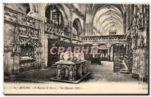 Old Postcard Bourg L & # 39Eglise Brou Chorus