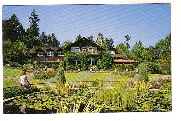 Lily Pond and Pavilion, Stanley Park Entrance, Vancouver, BC, 