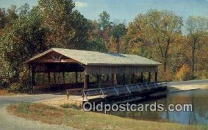 Lawrenceburg, TN USA Covered Bridge Unused 