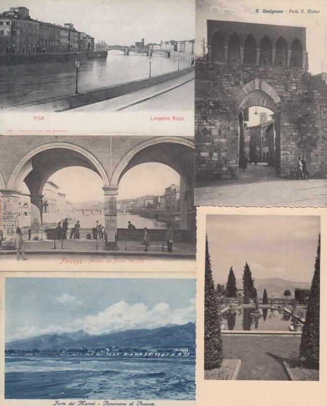 TOSCANA ITALIE  ITALY 39 Cartes Postales 1900-1940.