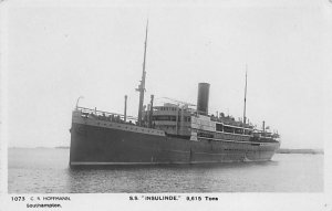 Insulinde Printed Photo Italian Line Ship 